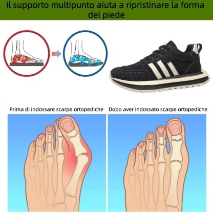 【⏰Sconto del 50% a tempo limitato - Non lasciartelo sfuggire】Scarpe ortopediche ergonomiche - ✅️ Correzione della postura durante la camminata - Impermeabili e antiscivolo 👞 Pelle australiana selezionata