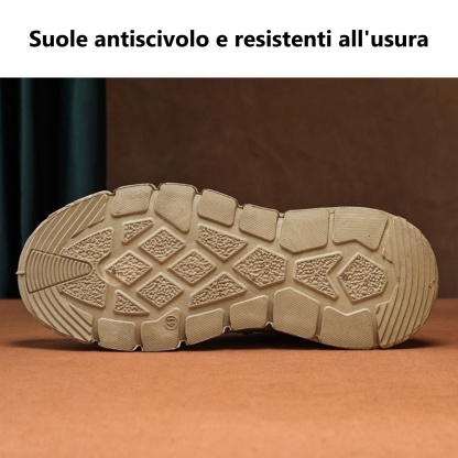 【⏰Sconto del 50% a tempo limitato - Non lasciartelo sfuggire】Scarpe ortopediche ergonomiche - ✅️ Correzione della postura durante la camminata - Impermeabili e antiscivolo 👞 Pelle australiana selezionata