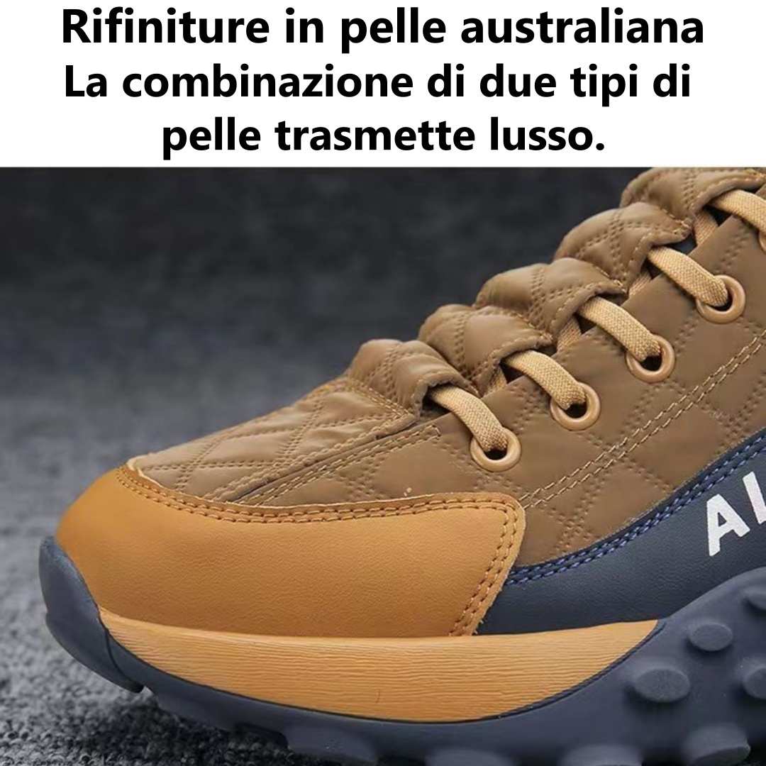 【⏰Sconto del 50% a tempo limitato - Non lasciartelo sfuggire】Scarpe ortopediche ergonomiche - ✅️ Correzione della postura durante la camminata - Impermeabili e antiscivolo 👞 Pelle australiana selezionata