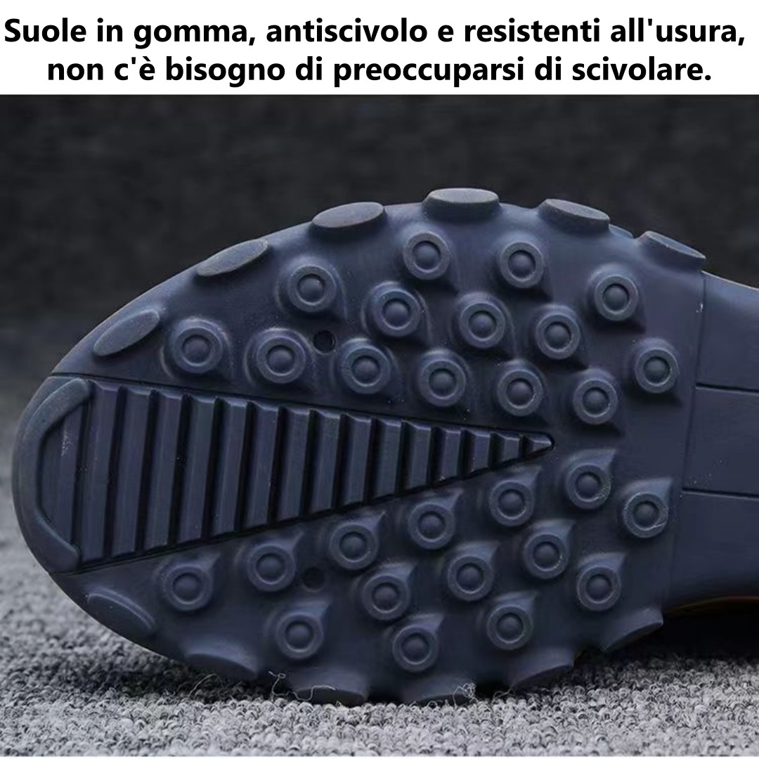 【⏰Sconto del 50% a tempo limitato - Non lasciartelo sfuggire】Scarpe ortopediche ergonomiche - ✅️ Correzione della postura durante la camminata - Impermeabili e antiscivolo 👞 Pelle australiana selezionata