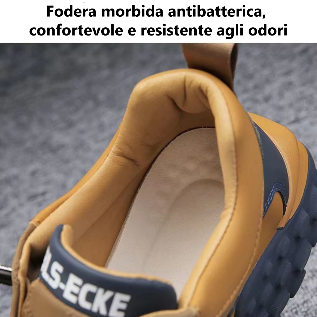 【⏰Sconto del 50% a tempo limitato - Non lasciartelo sfuggire】Scarpe ortopediche ergonomiche - ✅️ Correzione della postura durante la camminata - Impermeabili e antiscivolo 👞 Pelle australiana selezionata