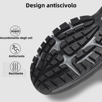 🔷 Oggi sconto del 70% - Non lasciartelo sfuggire! ⬛ - Scarpe ortopediche in pelle scamosciata di nuova concezione, morbide e comode, impermeabili e antiscivolo 🦶 - Allevia il dolore ai piedi