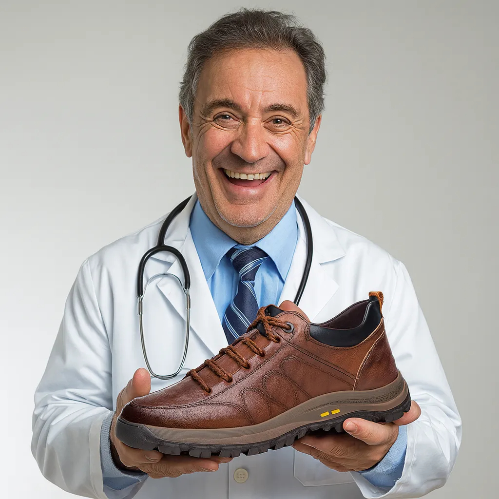 【⏰Offerta a tempo limitato: 70% di sconto - Non lasciartela sfuggire!】Scarpe ortopediche ergonomiche - ✅️Correggono la postura durante la camminata e alleviano il dolore ai piedi - Nuova versione impermeabile e antiscivolo 👞Pelle bovina australiana selez