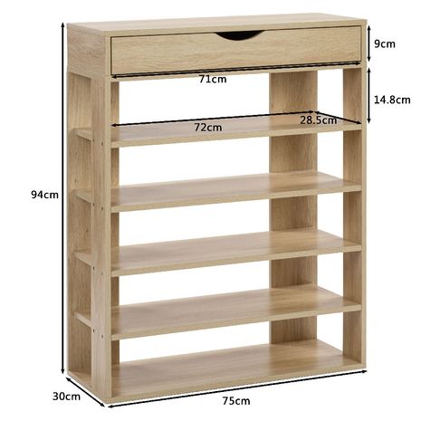 Zapatera VIVA HOME Repisa 1 Cajón