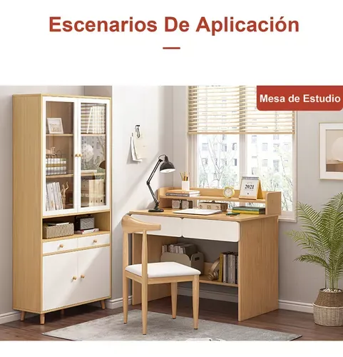 Tocador Minimalista, Escritorio De Oficina En Casa 2 Cajones