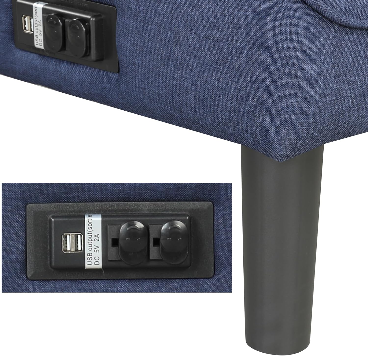 ! Sólo MXN$600 hoy KAIRUITUCH - Sofá cama convertible 3 en 1 para cama individual, sofá de futón con respaldo plegable ajustable, 2 piezas, futón pequeño para sala de estar, departamento