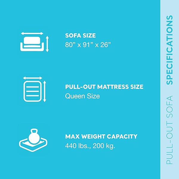 Sofá inflable extraíble: portavasos incorporado, superficie aterciopelada, válvula 2 en 1, se pliega de manera compacta, tamaño Queen de 46" x 88" x 26"