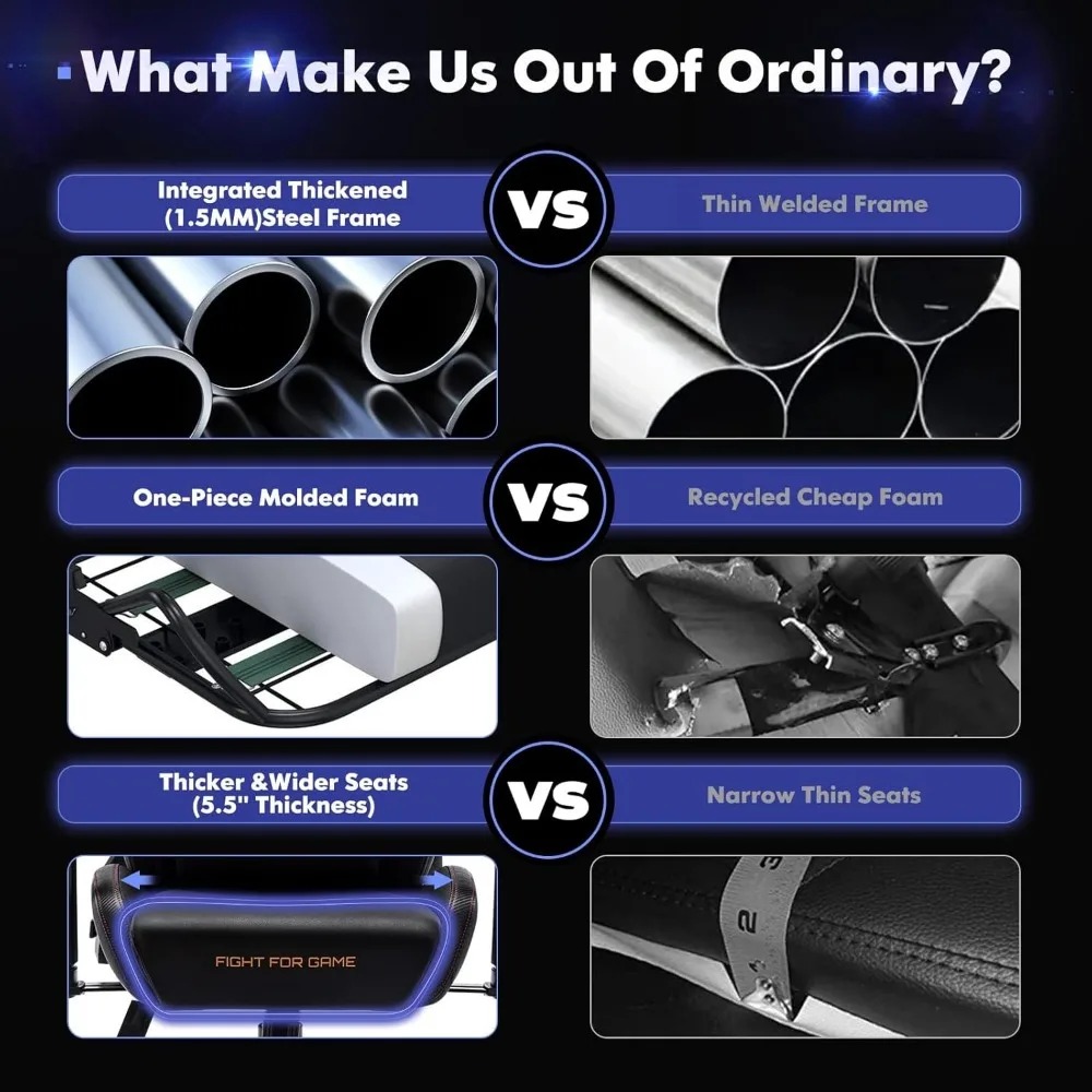 Silla para juegos, silla para computadora, silla para PC con respaldo alto