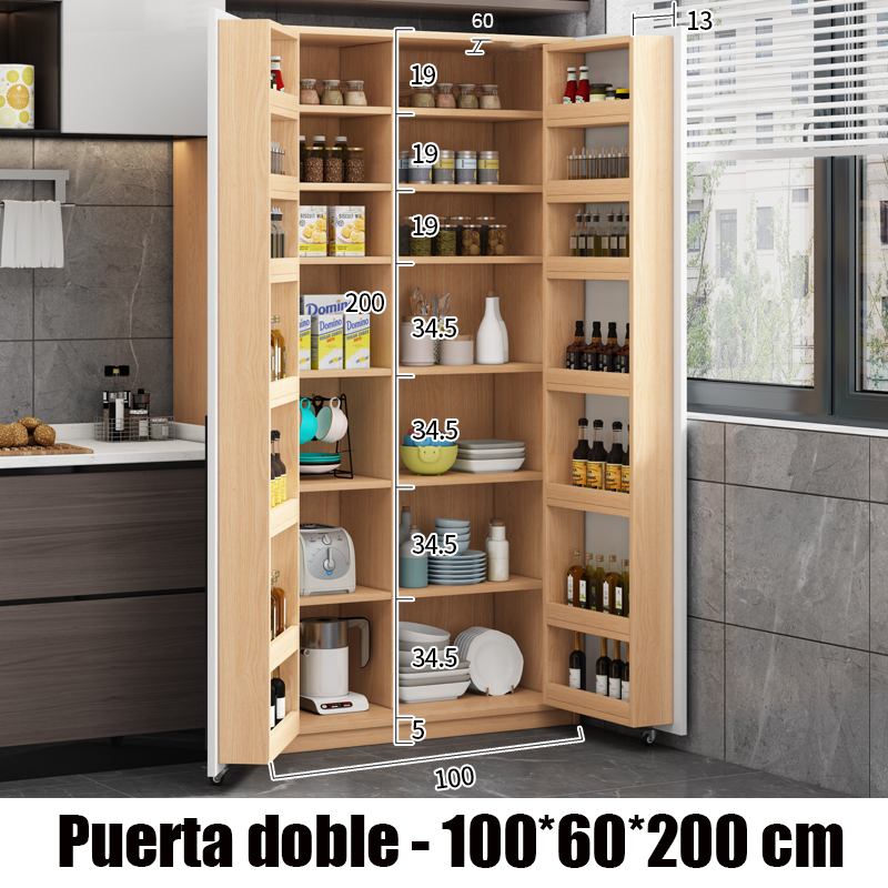 Armario multifuncional de gran capacidad de una sola pieza Aparador minimalista moderno Contra la pared armario