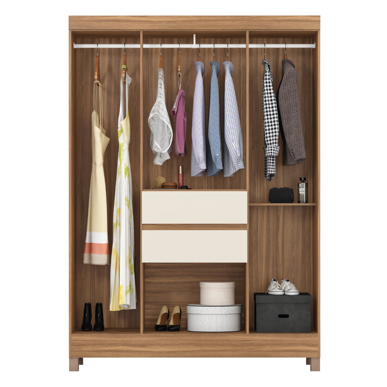 Ropero  6 Puertas 2 Cajones