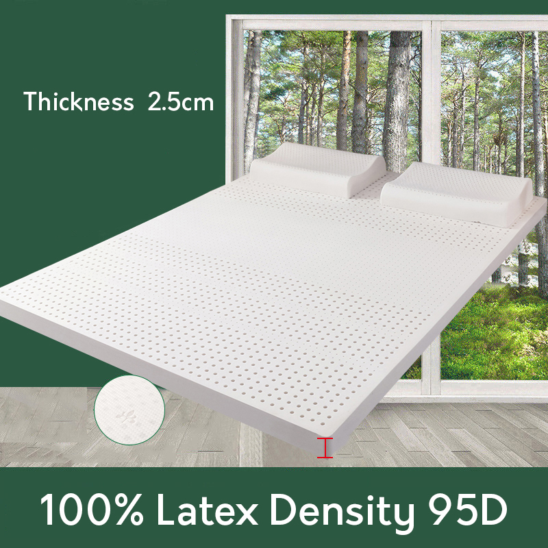 Colchón de látex natural importado de Tailandia, colchón líquido crudo, cojín de goma, tapetes de tatami para el hogar, tamaño queen, king y completo