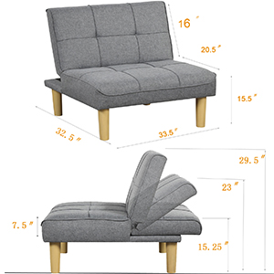 Silla reclinable ajustable 