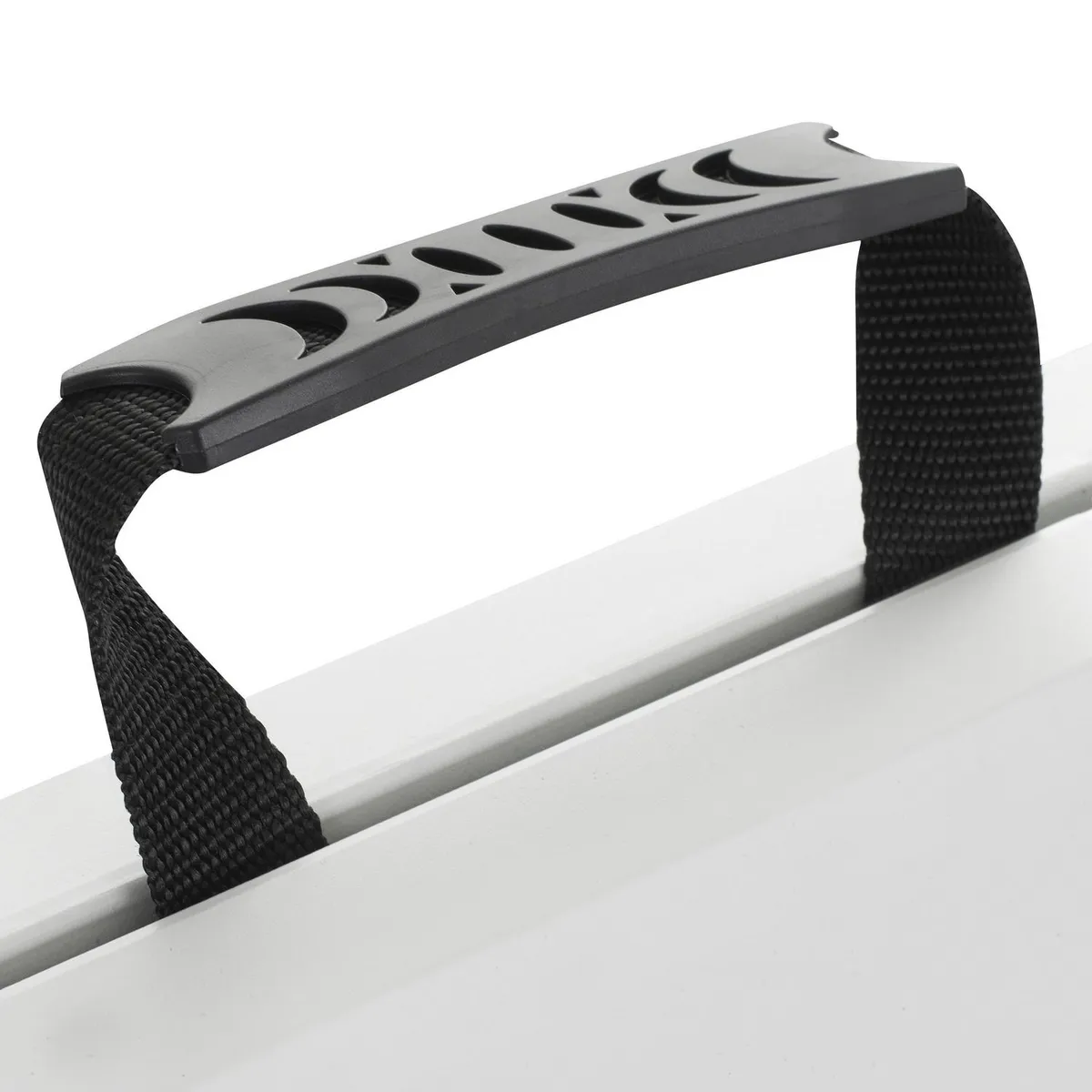 Mesa Plegable Tipo Maleta Altura Regulable Rectangular 120 cm Blanco*3