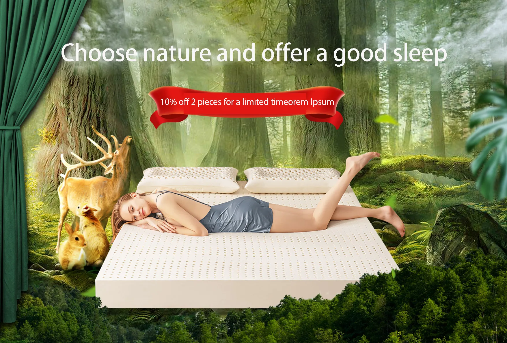 🔥[Recién llegado]✨ Colchón de látex natural importado engrosado🔥