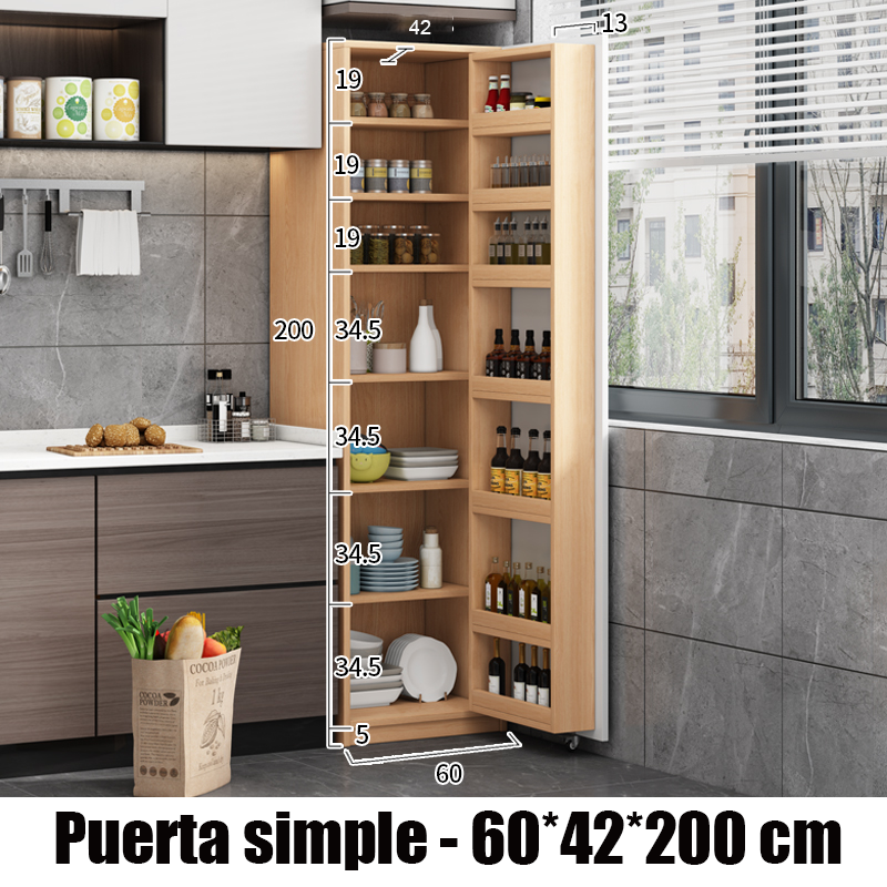 Armario multifuncional de gran capacidad de una sola pieza Aparador minimalista moderno Contra la pared armario