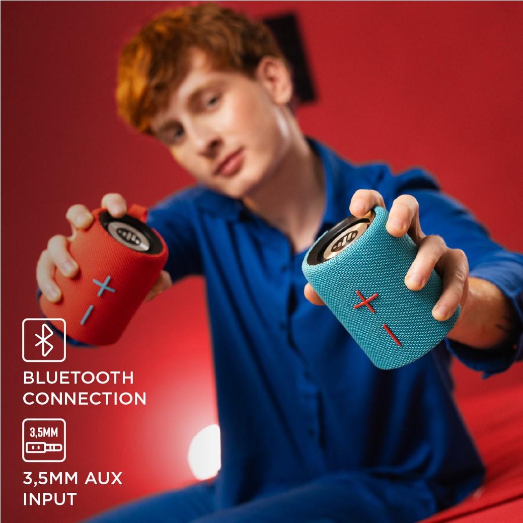 Stromberg TWIN Portable Bluetooth Speaker with Magnetic 2-in-1 Design IPX4 Water Resistant 10H Playtime TWS Pairing BT5.3 FM Radio for Home Party Outdoor Beach Audio Stereo 20W Subwoofer Dophin Audio