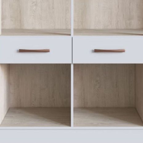 Ropero Niza 10 Puertas 2 Cajones Blanco Moveis Doripel