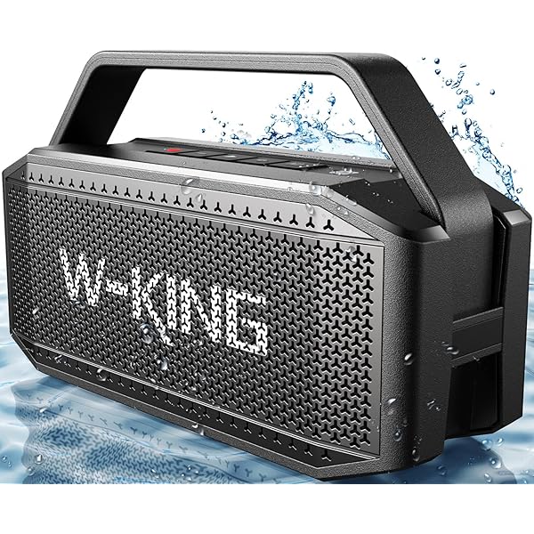 Altavoz Bluetooth - 100 W pico 60 W RMS graves profundos, IPX6 altavoces Bluetooth portátiles resistentes al agua inalámbricos con subwoofer