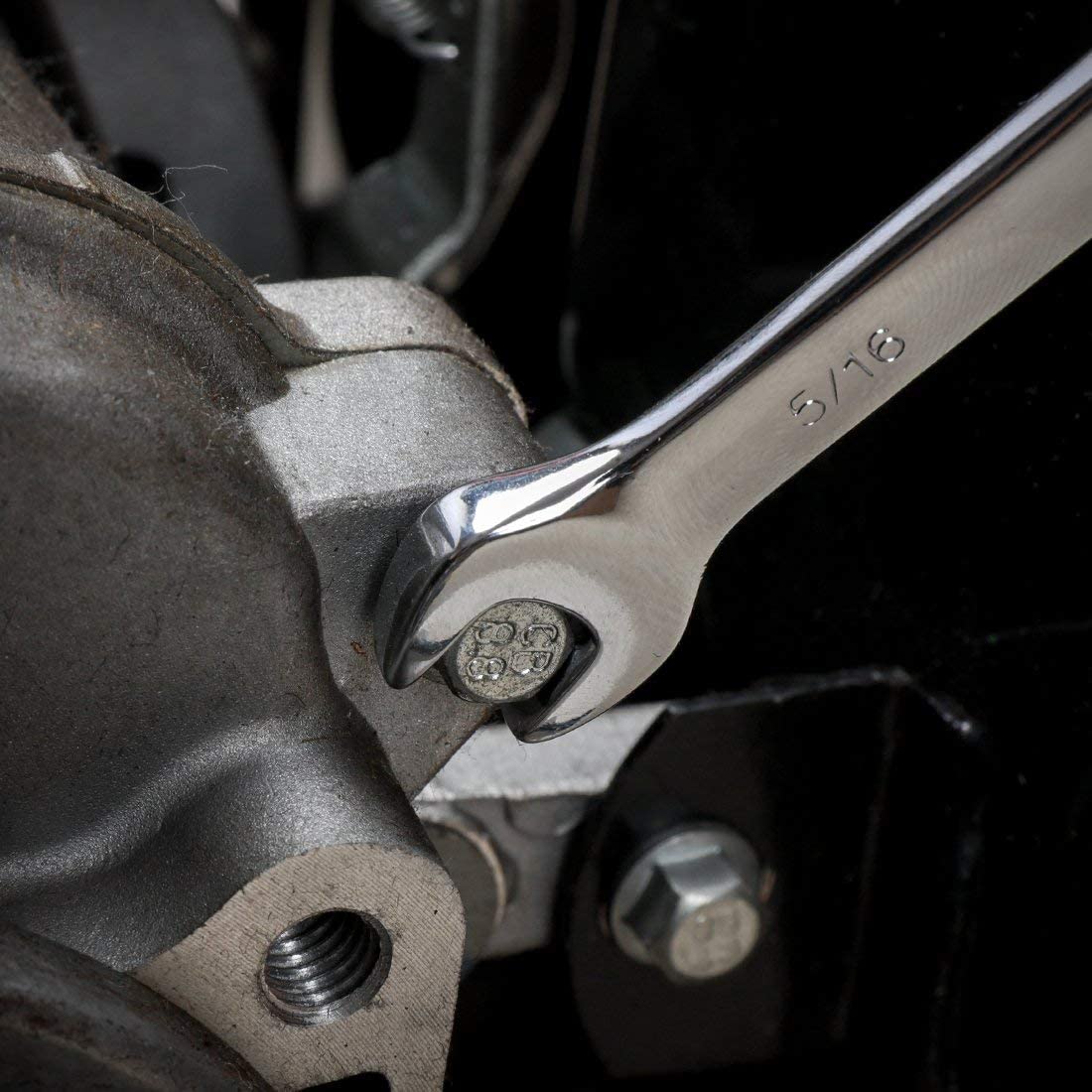 W009044A Juego de herramientas mecánicas de 408 piezas con caja de metal resistente de 3 cajones