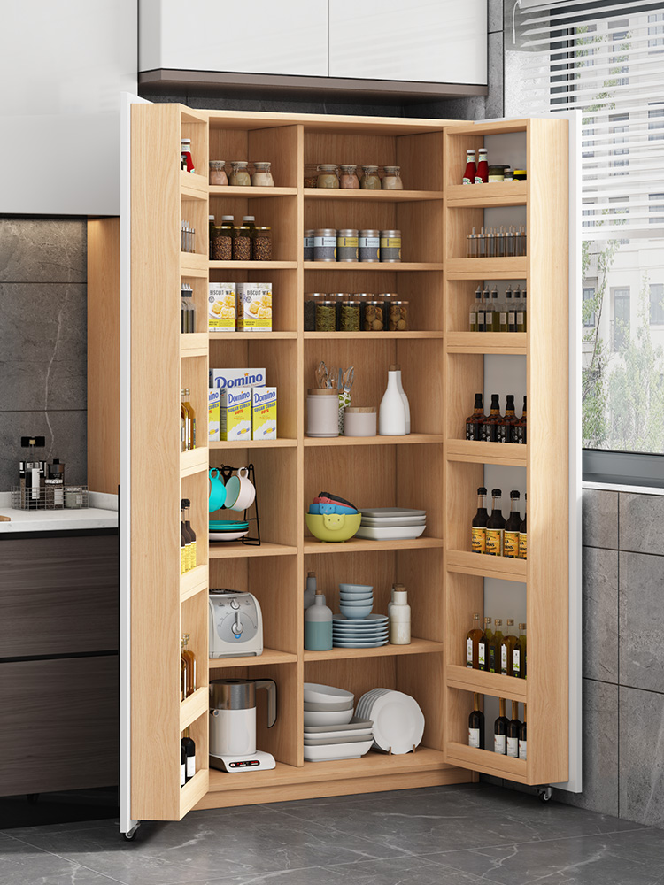 Armario multifuncional de gran capacidad de una sola pieza Aparador minimalista moderno Contra la pared armario