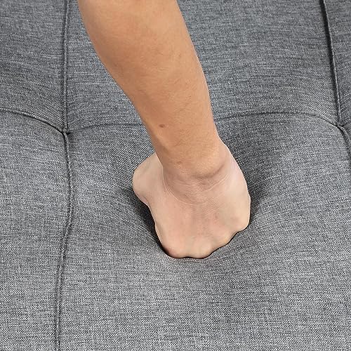 ! Sólo MXN$600 hoy KAIRUITUCH - Sofá cama convertible 3 en 1 para cama individual, sofá de futón con respaldo plegable ajustable, 2 piezas, futón pequeño para sala de estar, departamento