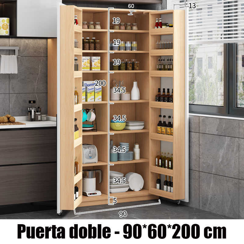 Armario multifuncional de gran capacidad de una sola pieza Aparador minimalista moderno Contra la pared armario