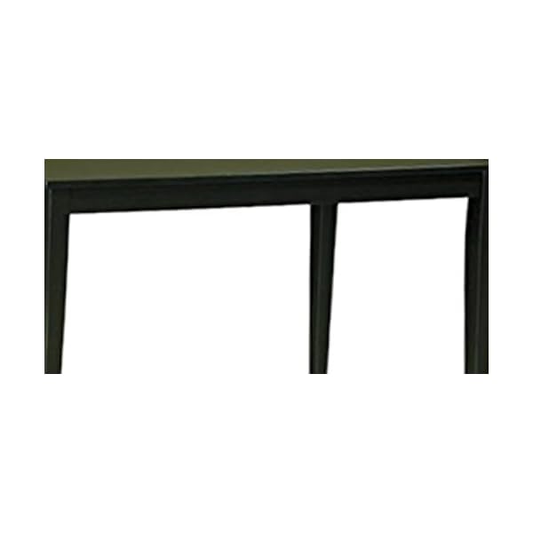 Mesa de comedor rectangular, color negro casi negro Mesa de comedor rectangular, color negro casi negro