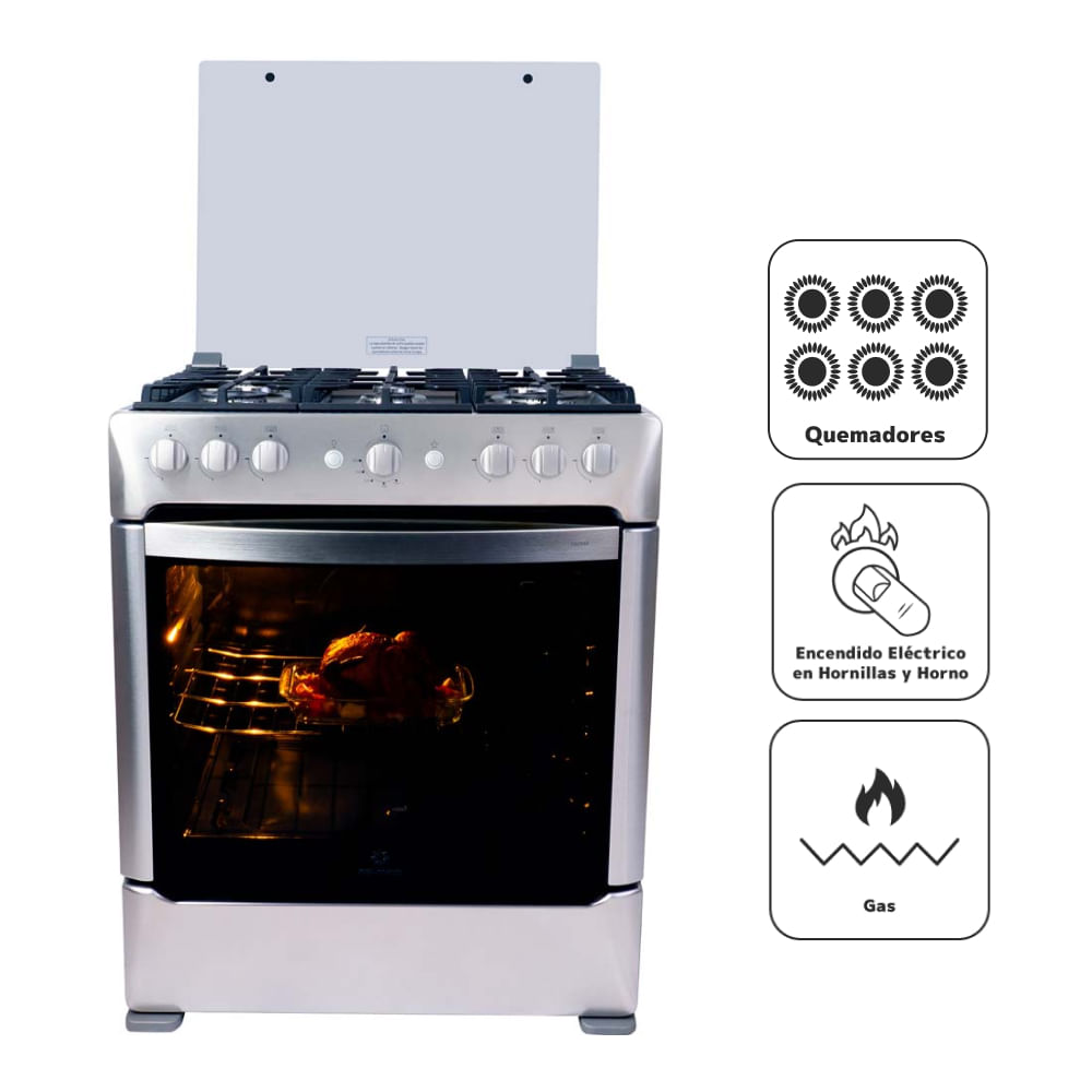 Cocina a Gas  6 Quemadores