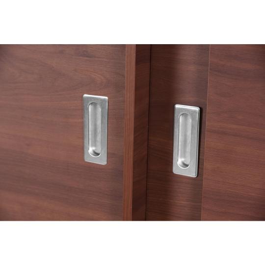 Clóset Maule 4 Puerta(s) 2 Repisa(s) 180x180x51 cm Cerezo