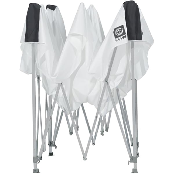 Toldo de Refugio instantáneo, 10 x 10 pies, Bolsa de Rodillo y Juego de 4 Pinchos, Pizarra Blanca Blanco pizarra Toldo de refugio