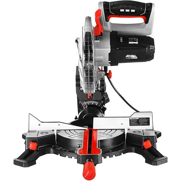 Premium Sierra De Inglete Telescopica 10'' Con Laser Negro 11566