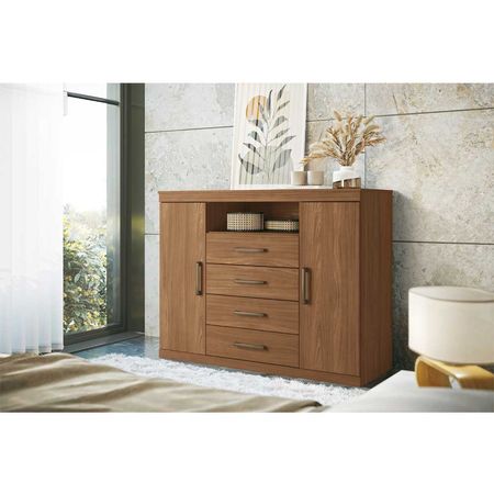 Cómoda HOME 4 Cajones Jatoba