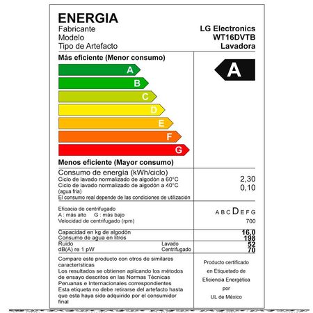 Lavadora  Carga Superior 16 Kg WT16DVTB Gris
