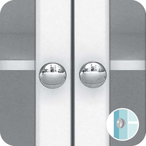 Clóset de Pared extraíble con Puertas Dobles, Color Blanco Pull Handle Wall Cabinet clóset de pared