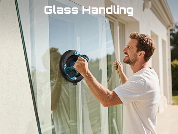 SEESII Suction Cups for Glass Lifting: 8" Tile Suction Cup Lifter with Handle and Pump, 200KG Load Capacity Heavy Duty Vacuum Lifter for Lifting Large Tile, Granite, Metal, Windows (2-Pack) SEESII Suction Cups for Glass Lifting: 8" Tile Suction Cup Lifter with Handle and Pump, 200KG Load Capacity Heavy Duty Vacuum Lifter for Lifting Large Tile, Granite, Metal, Windows (2-Pack)
