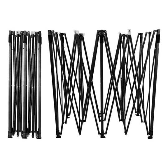 Carpa Pared 6 x 3 Metros Toldo Lona Impermeable Plegable para Jardin Color Blanco