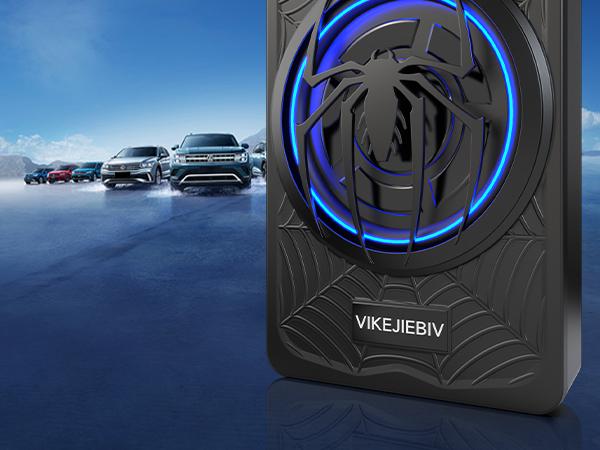 VIKEJIEBIV 1200W Subwoofer, Slim Underseat Car Subwoofer and Amp Package with Ambient Light, Individual Control for Low Pass/Gain/Boost Bass, Loud Stereo Sound, Deep Bass, Car Truck Accessory Perfect for Truck/SUV/Jeep/MPV