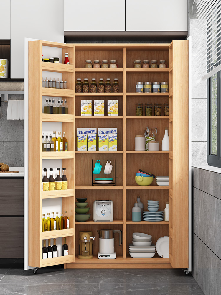 Armario multifuncional de gran capacidad de una sola pieza Aparador minimalista moderno Contra la pared armario