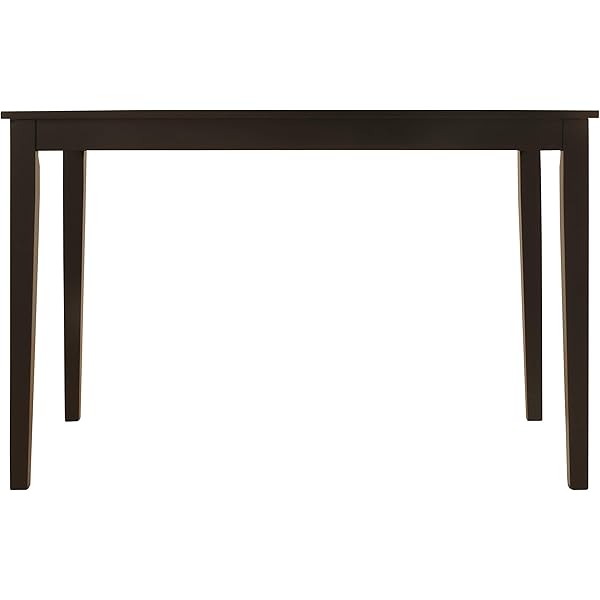 Mesa de comedor rectangular, color negro casi negro Mesa de comedor rectangular, color negro casi negro