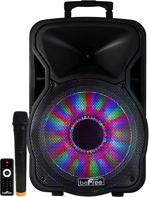 Altavoz portátil portátil de 12 Pulgadas y 2500 W con Luces iluminadoras
