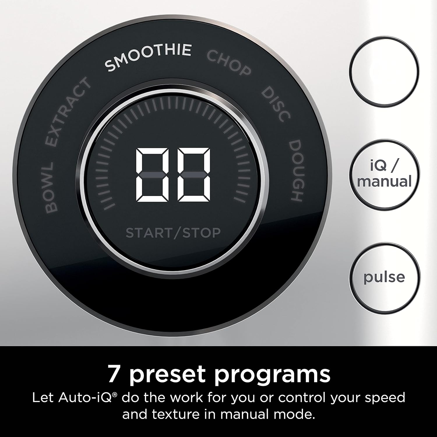 SS401 Foodi Power Blender Ultimate System con jarra de mezcla y procesamiento de alimentos de 70 onzas, fabricante de cuencos XL y extractor de nutrientes* y 7 funciones, color plateado