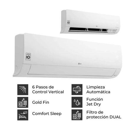 Aire Acondicionado LG Split De 24,000 BTU/h Inverter Frío Solo con Wifi