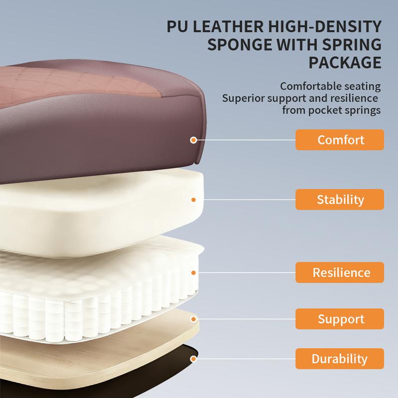 [Oferta relámpago de hoy] Silla de oficina grande y alta, silla de escritorio con reposabrazos suaves y ajustables, silla ergonómica para juegos con respaldo alto y soporte lumbar, sillas ejecutivas para computadora con reposapiés KC-5184