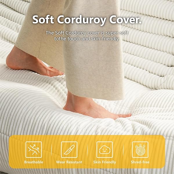 Sofá de tres plazas, sofá de piso de tamaño doble sin brazos de mediados de siglo, sillón de piso de pana suave de primera calidad, sillón decorativo de espuma para sala de estar, dormitorio (lima)