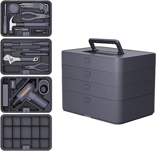 Kit de herramientas de reparación del hogar Juego de 97 piezas