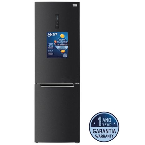 Refrigeradora OSTER 342L Inverter OS-PNFC347BI Black Inox