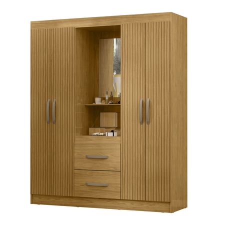 Ropero  Santiago 4 Puertas C/Espejo