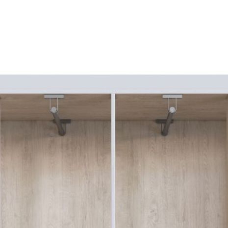 Ropero Niza 10 Puertas 2 Cajones Blanco Moveis Doripel