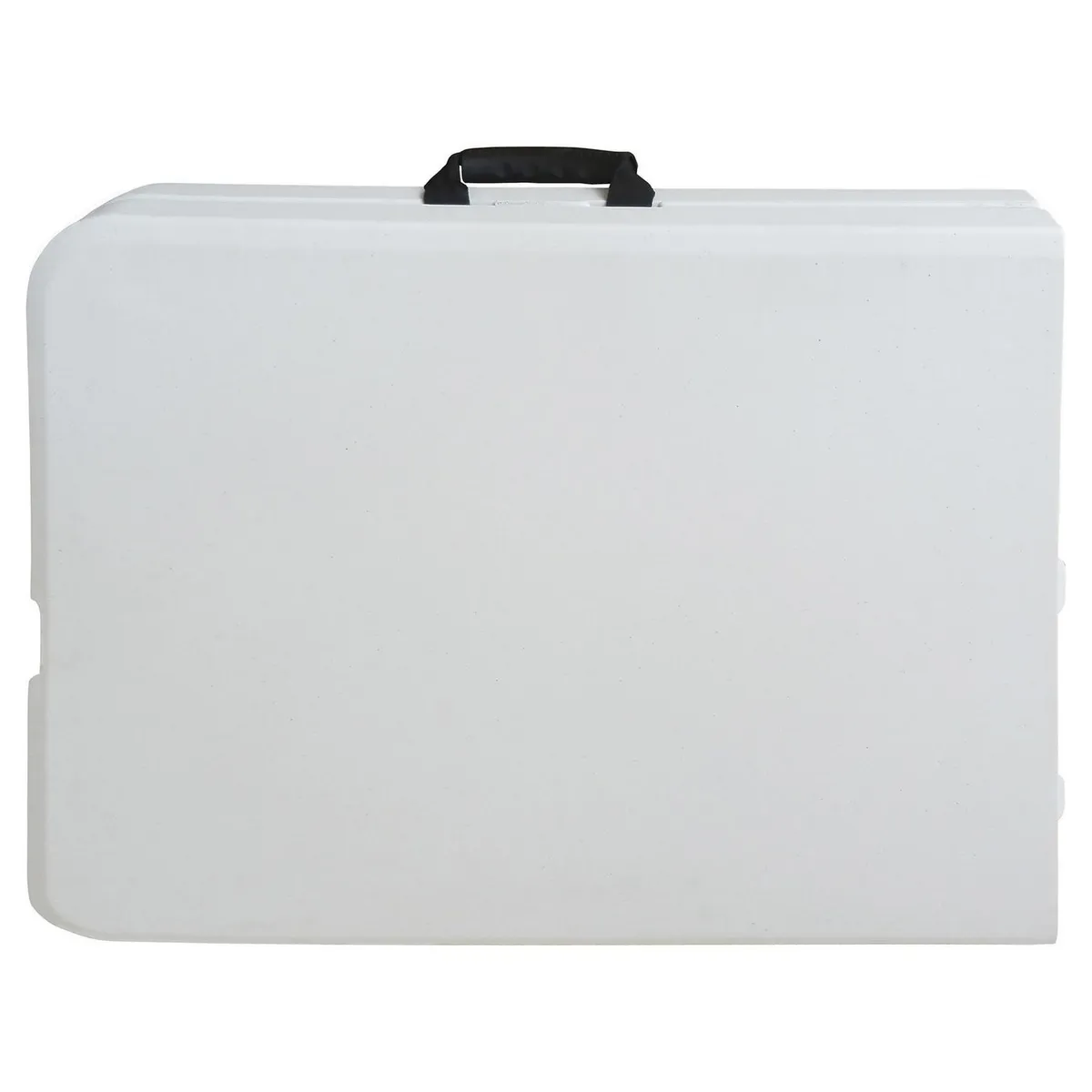 Mesa Plegable Tipo Maleta Altura Regulable Rectangular 120 cm Blanco*3