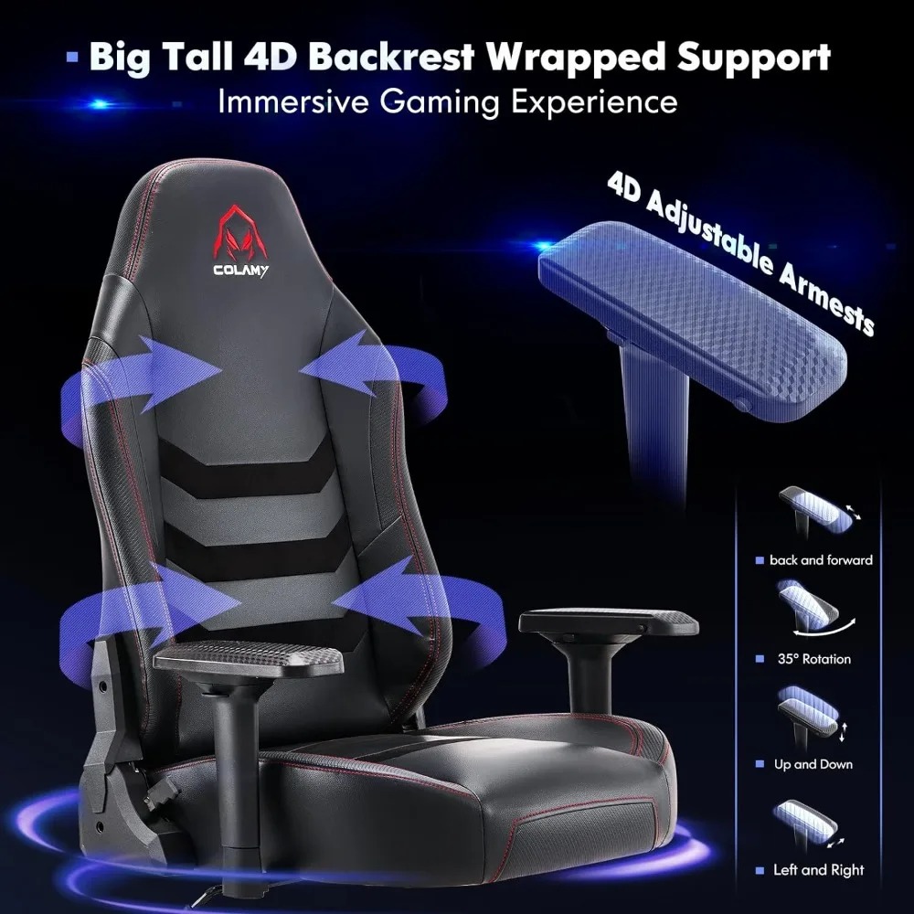 Silla para juegos, silla para computadora, silla para PC con respaldo alto
